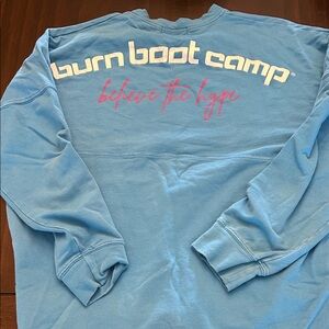 Burn Boot Camp Blue Sweatshirt